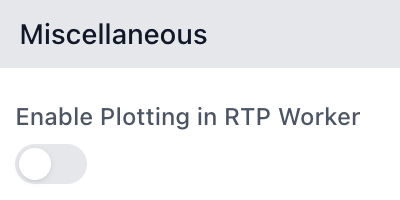 Option to disable plots in Live session workers